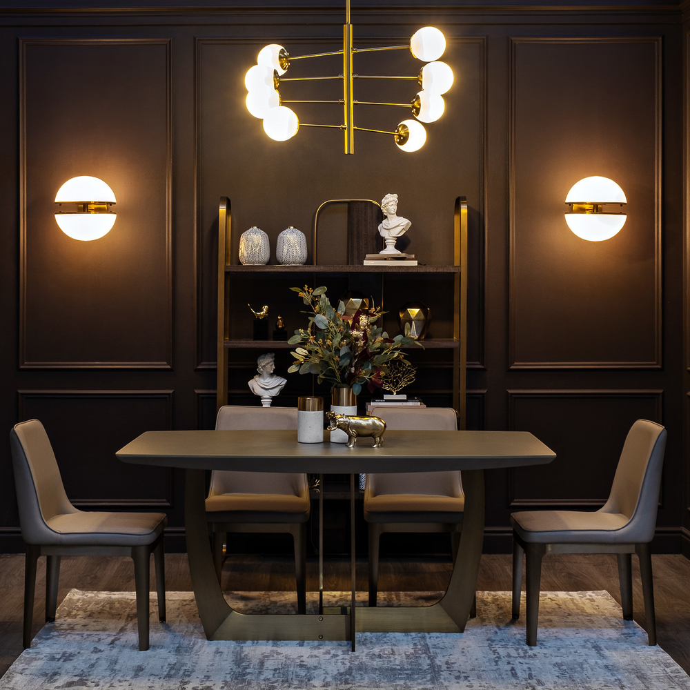 Ковер из вискозы 160х230 Garda Decor Aramac бежево-коричневый ручной работы