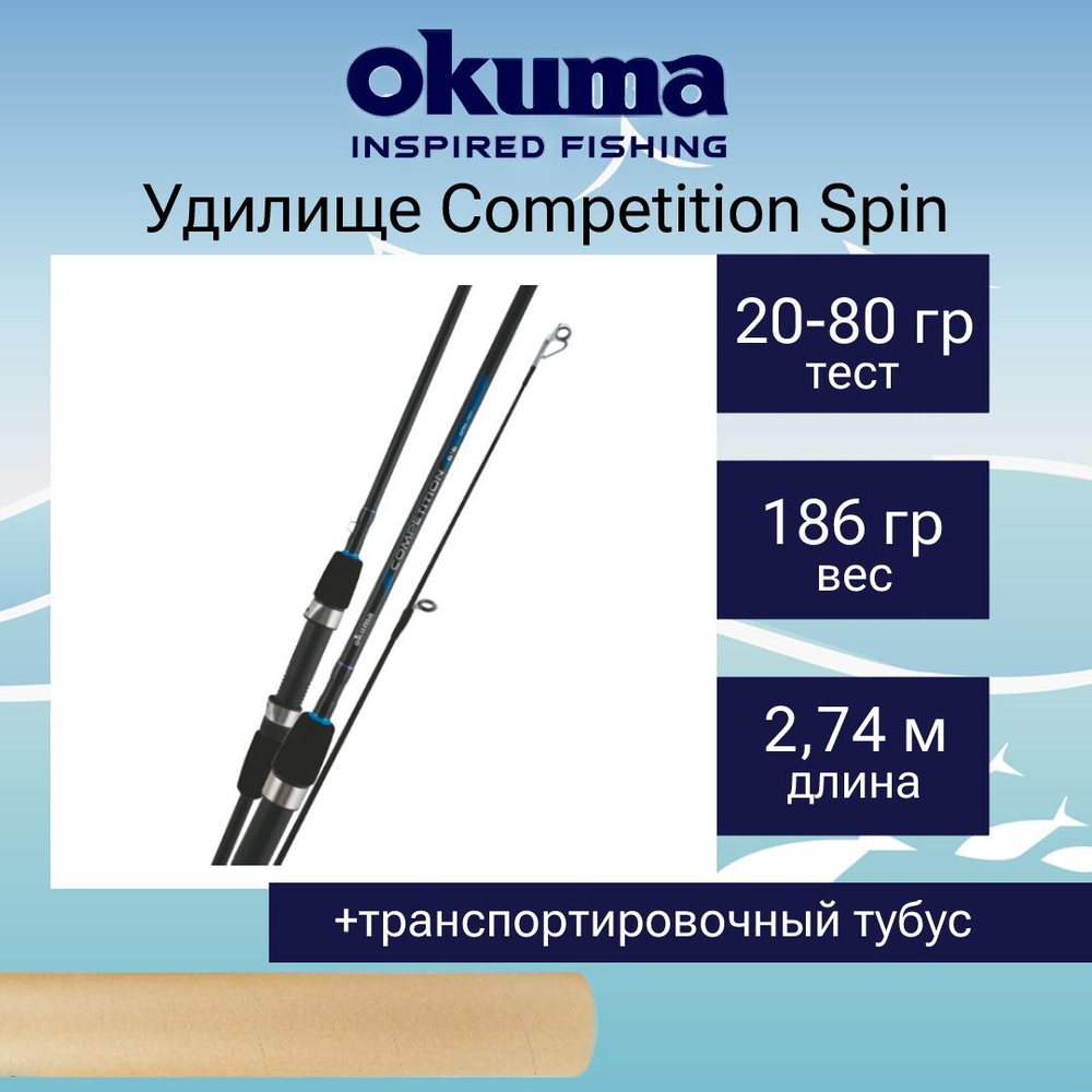 Спиннинг Competition Spin 6'0" 2-8g 2sec