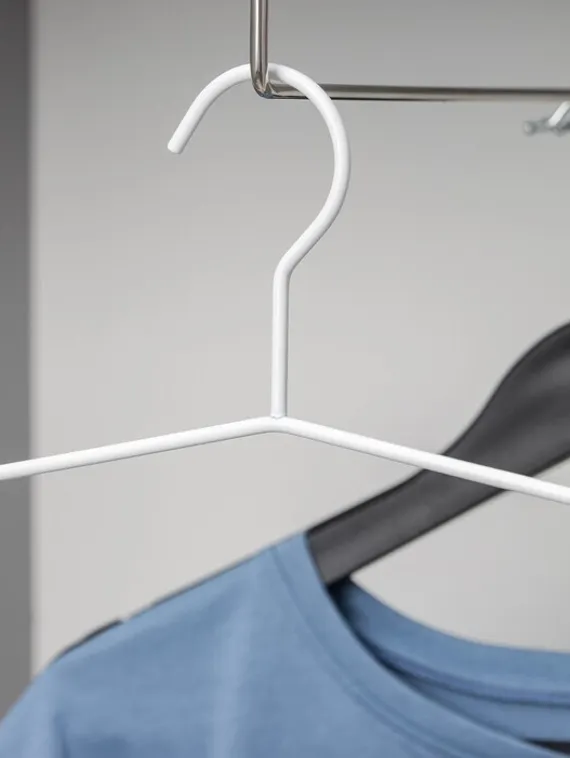 Вешалка для брюк и юбок SAVANNA Wood, 1 перекладина, 37×22×1,5 см, цвет белый