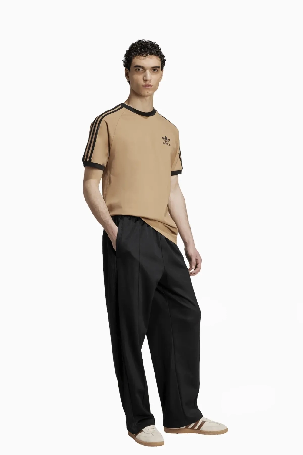 Футболка adidas Adicolor Classics 3-Stripes - бежевый