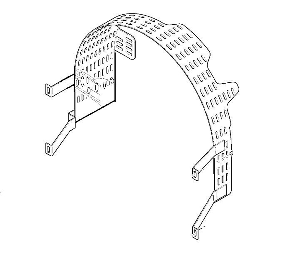 Ободок вентилятора JCB 335/08698, 128/D0511. 128/D0504