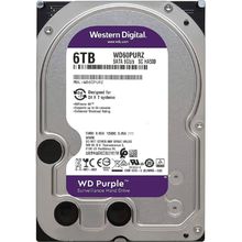 Жесткий диск 6Tb SATA-3 Western Digital WD64PURZ Purple Cache 256 MB