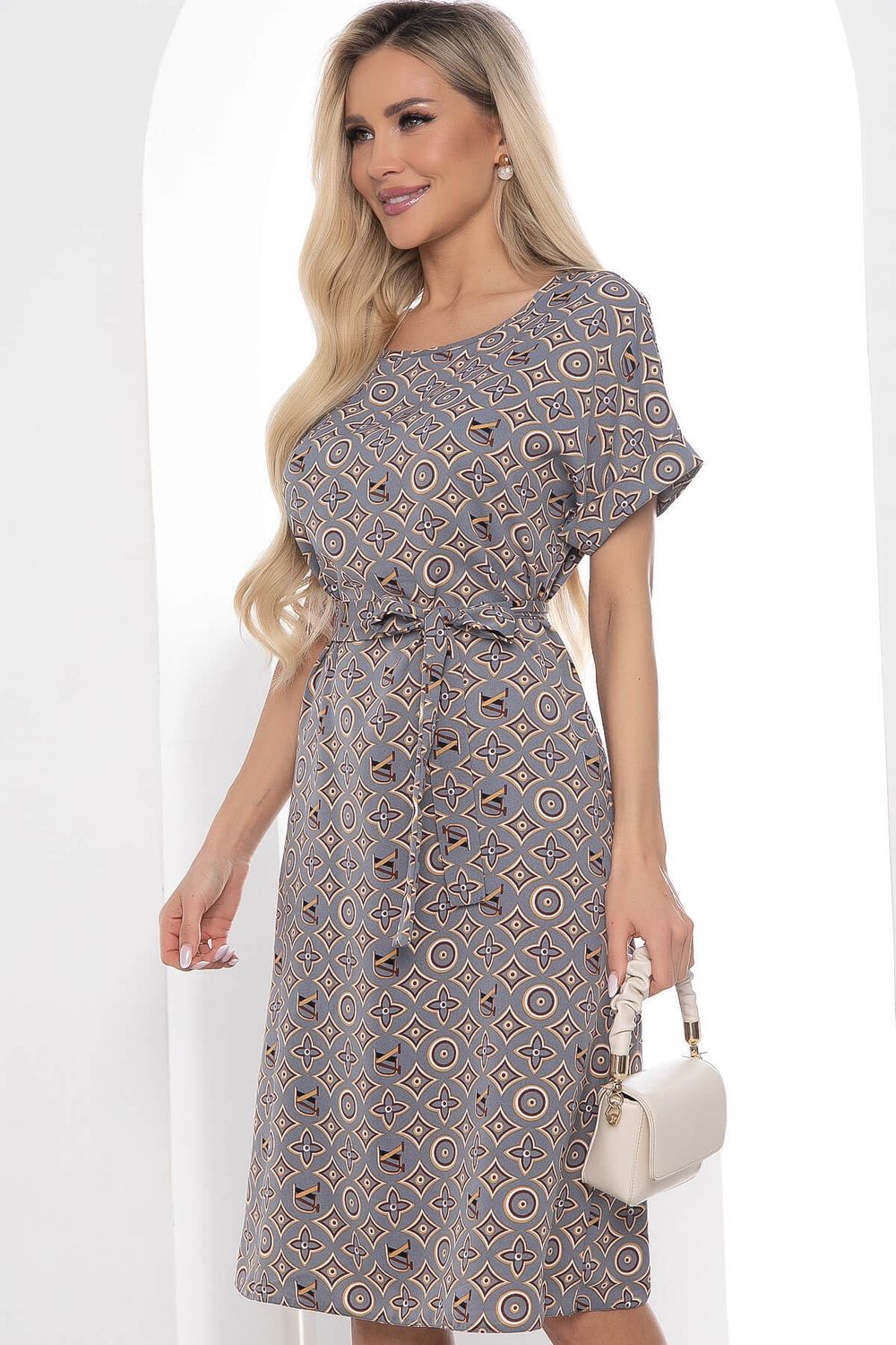 Платье Бренди грей П10206 LT Collection (Акция)