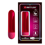 Красная перезаряжаемая вибропуля Kiwi