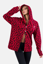 Худи Hydrogen PRINTED FZ RED JAGUAR HOODIE (310614-G73)