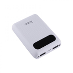 Внешний Аккумулятор (Power Bank) Hoco B20 10000 mAh (2A, 2USB, LCD) Белый