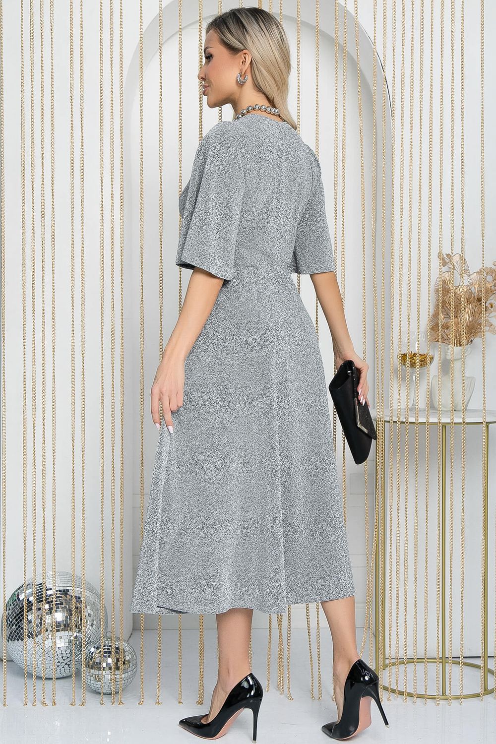 Платье Ирина (серебро) П11955 LT Collection