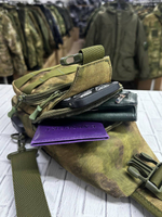 Тактическая плечевая сумка / мох