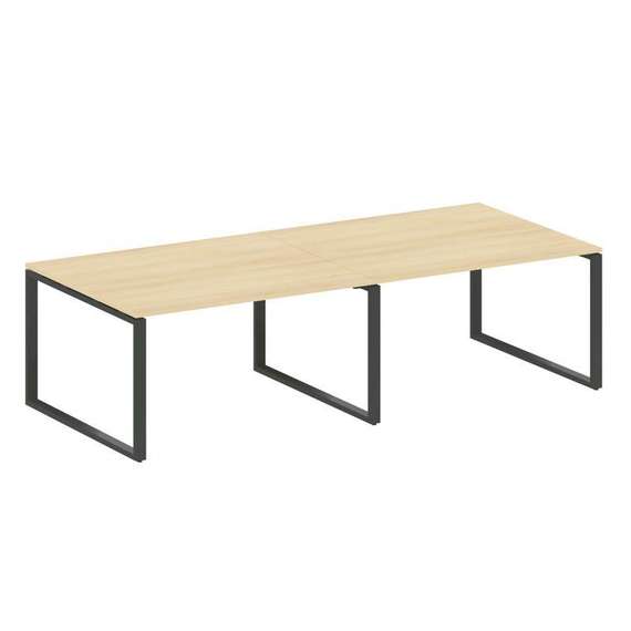 Метал Систем Переговорный стол (2 столешницы) на О-образном м/к БО.ПРГ-2.3