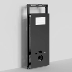 Инсталляция для унитаза WasserKraft Salm 27TLT.010.ME.BL.WM03 черная панель/кнопка белая матовая