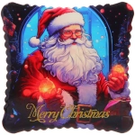 Подставка под кружку керамическая 10,5*10,5см «Дед Мороз»