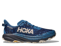 Кроссовки для бега мужские Hoka Speedgoat 6 Gore-Tex M Темно-синие с кремовым