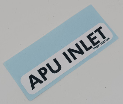 Плакард VKS777EXT126