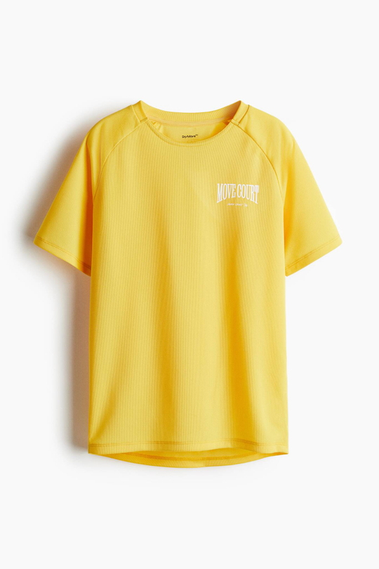 H&M Футболка спортивная DryMove, желтый