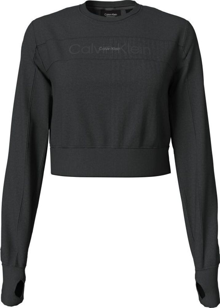 Женская Кофта теннисная Calvin Klein PW Pullover - black beauty