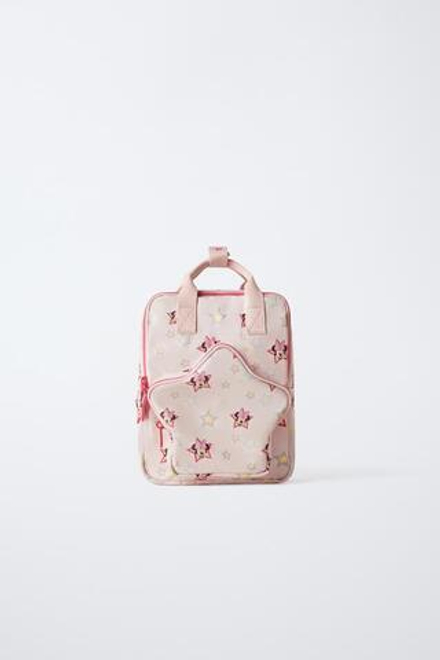ZARA РЮКЗАК С ПРИНТОМ «МИННИ МАУС» © DISNEY, РОЗОВЫЙ