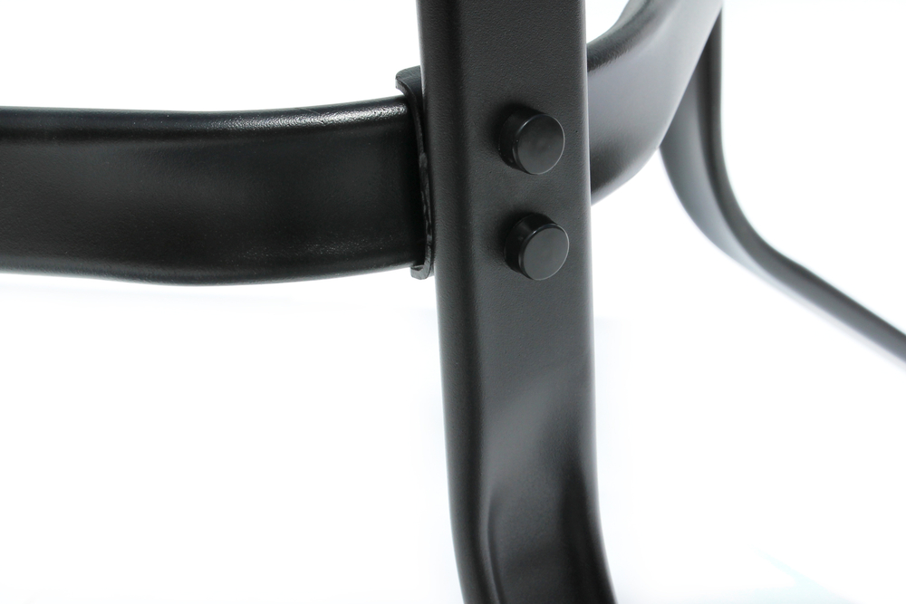 Стол прямоугольный  арт.SC-094 90х150см (каркас черный, столешница стекло) "Garden story"