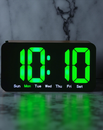 Часы-будильник настольно-настенные Gaosiio DS-3826L Black