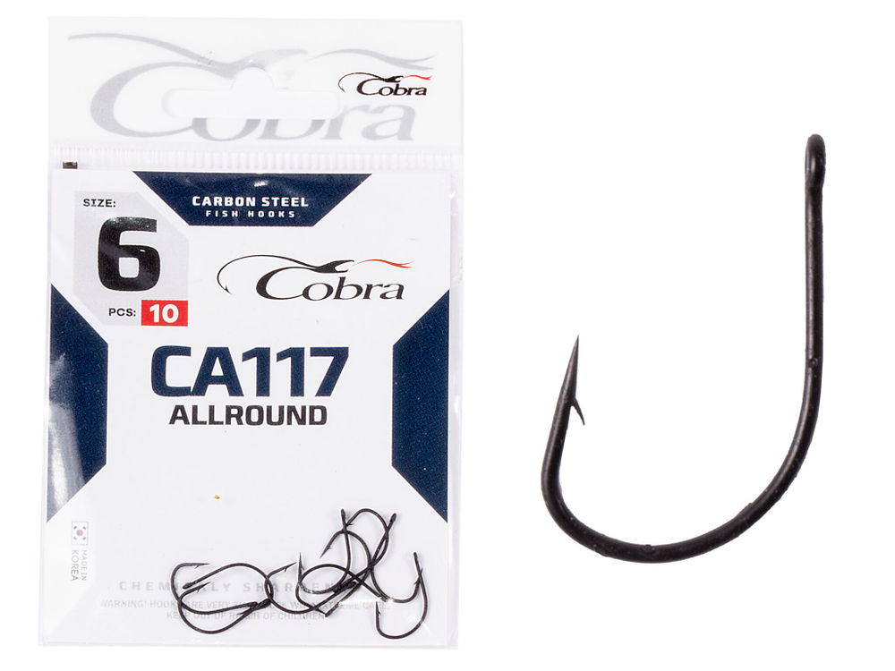 Крючки Cobra Allround FUNA сер. CA117 разм. 006 10шт.