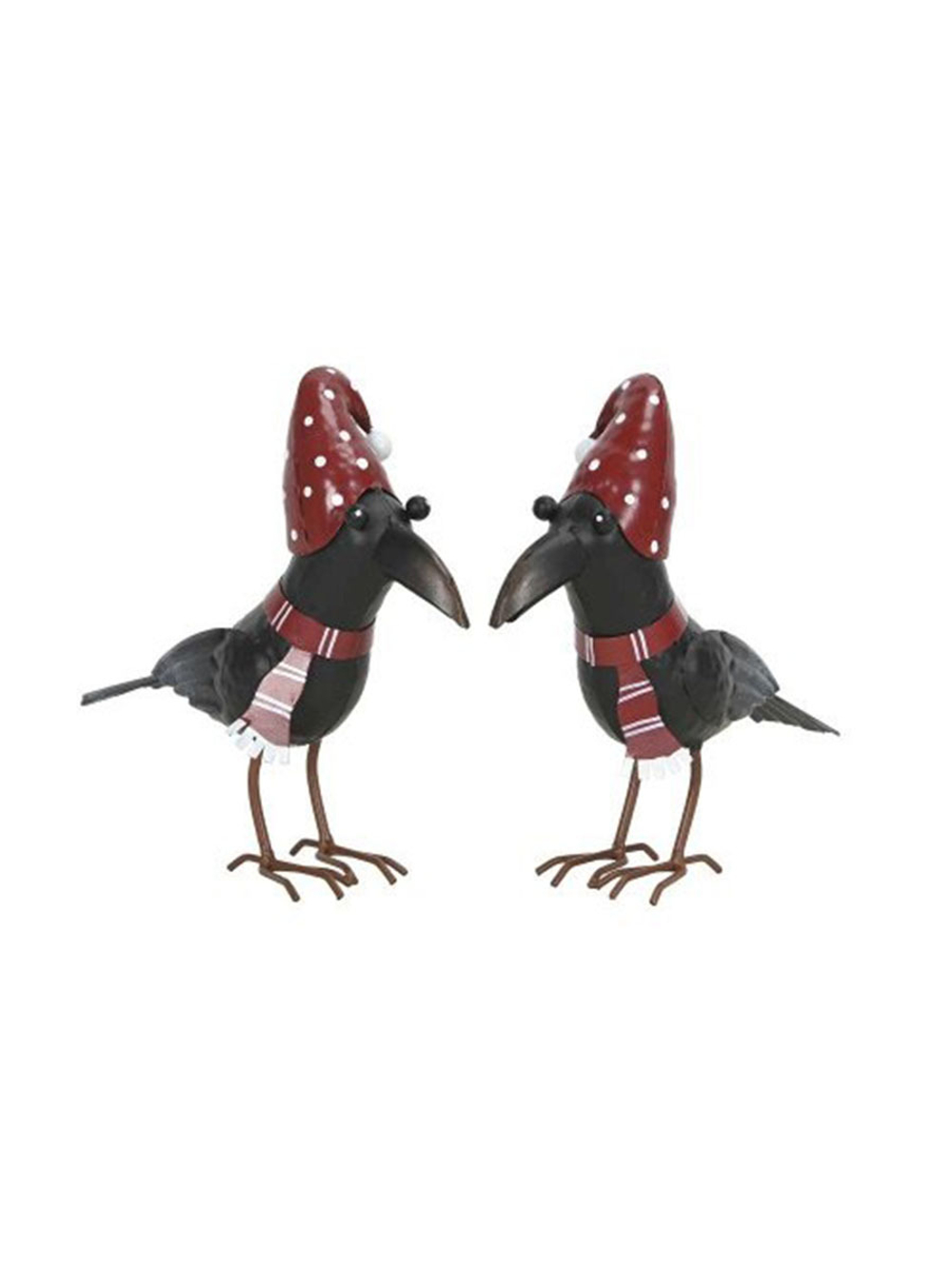 Декор "Ворона в колпачке" в ассортименте 23,5x7xH23,5 см