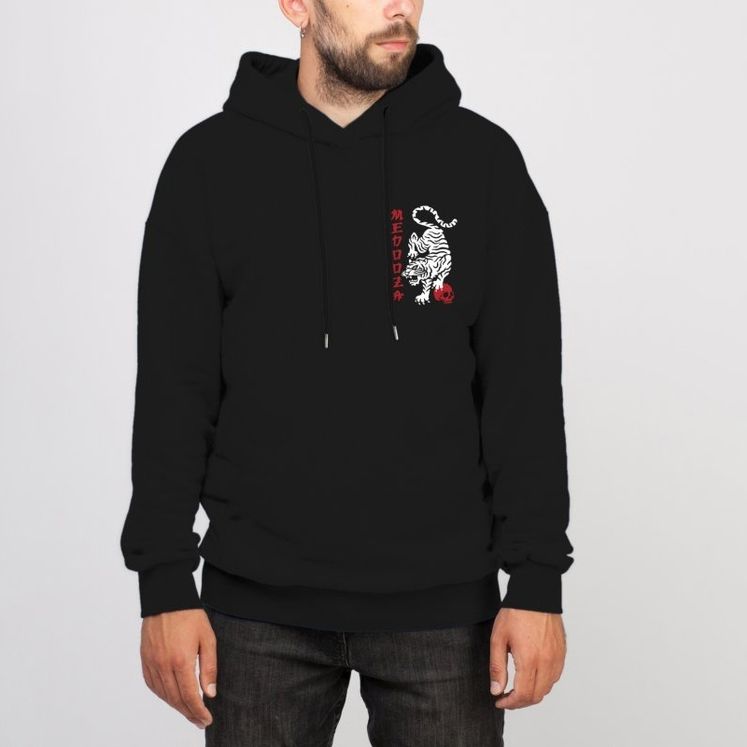 Худи MEDOOZA Double Tiger, черный