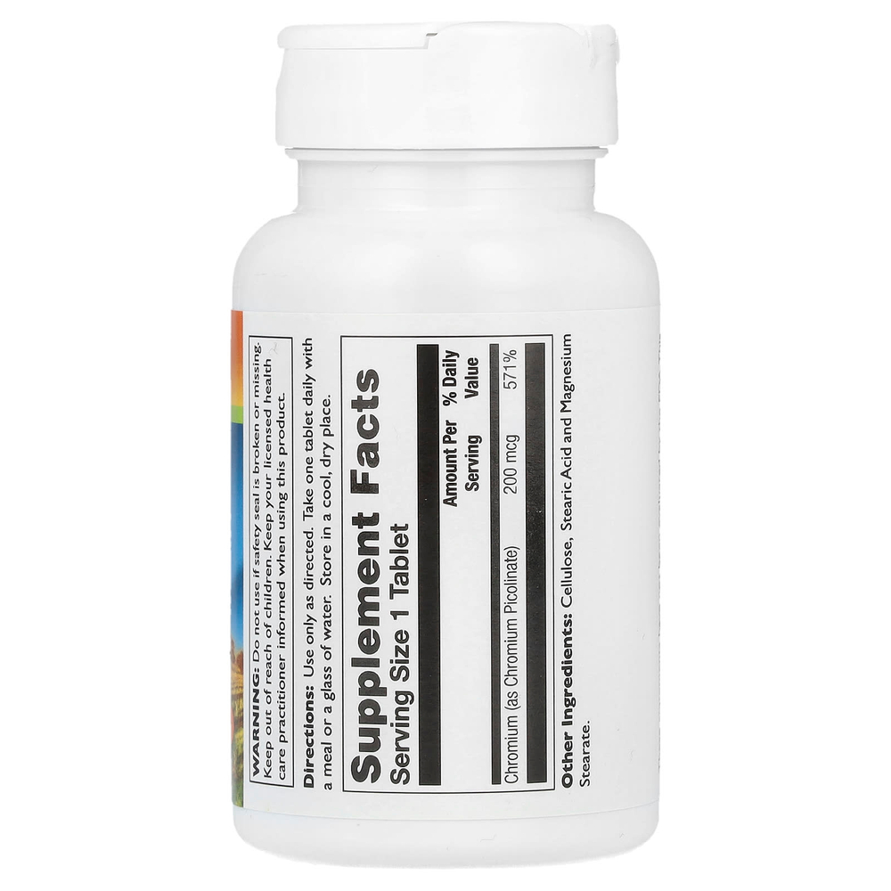 Thompson, Пиколинат хрома, 200 мкг, 60 таблеток