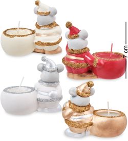 F-T1443-7 Подсвечники «Мышка» мал. ассорт 4 шт