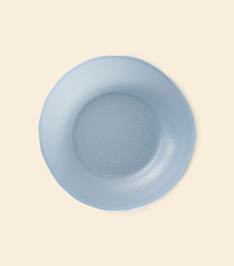 Салатник – Touch голубой, 28 см | SOLID WATER