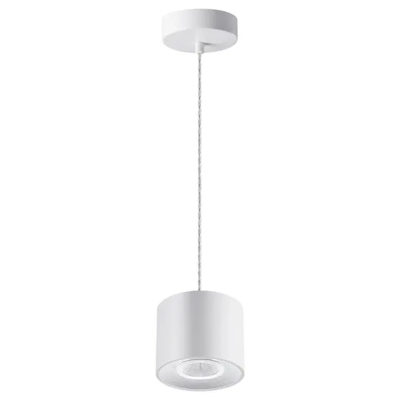 358793 OVER NT21 356 белый Светильник накладной светодиодный, длина провода 2м IP20 LED 15W 4000K 1600Лм 110-265V BIND