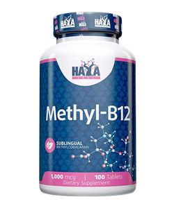 HaYa Labs Метил-Б12 (Methyl B-12) Метилкобаламин 1000mcg 100tab