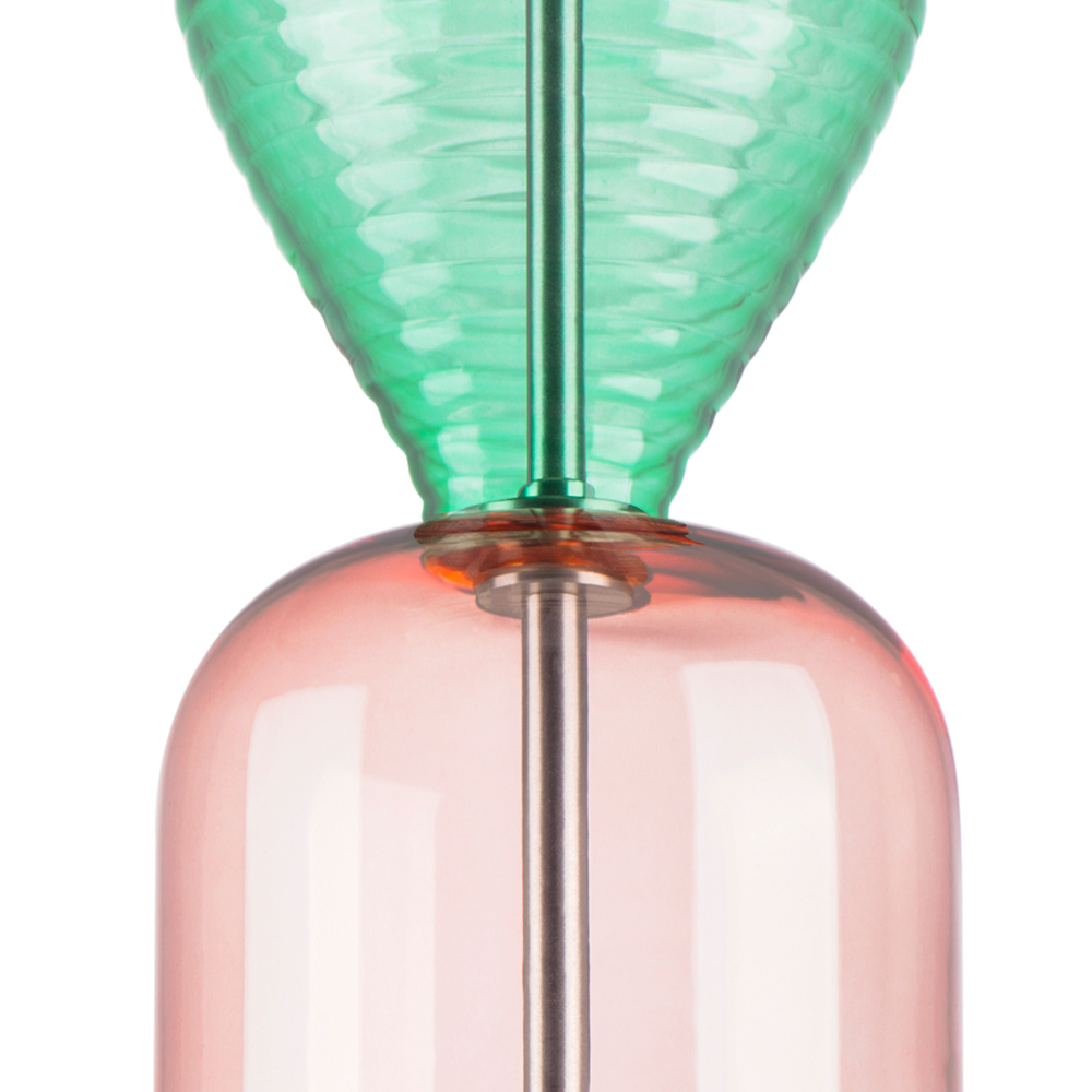 814004 Люстра BELLE LED 1х8W 400LM АЛЮМИНИЙ/МУЛЬТИКОЛОР 3000K