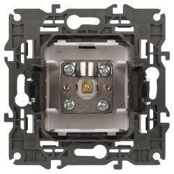Розетка ЭРА Elegance 14-3101-03 TV одиночная IP20 алюминий | Эра Elegance