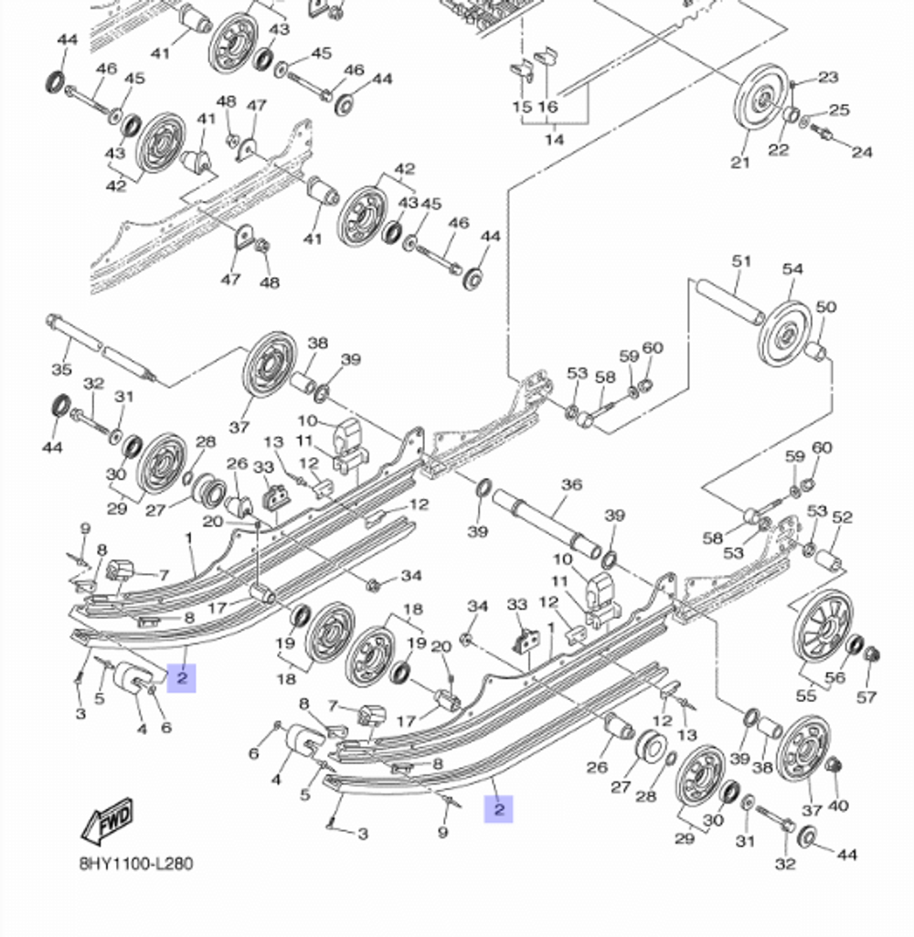 Слайдер Yamaha RSVenture TF 8FM474210000