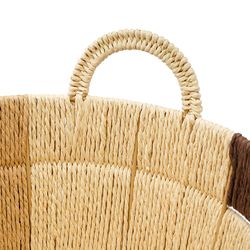 Корзина плетеная овальная Bodhran Chocolate из коллекции Ethnic, размер L