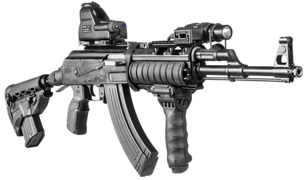 Полимерный приклад с отсеком для магазина АК GK-MAG