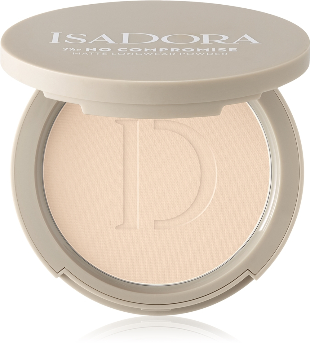 IsaDora The No Compromise Matte Longwear Powder - Матирующая компактная пудра, 8 g