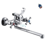 Смеситель для ванны и раковины 1/2 кер F22732-B FRAP плоский излив