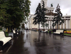 Скамейка чугунная «ВДНХ»