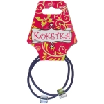 Резинки для волос 2шт «Астория», кристалики, микс 6 цветов, d-5,5см