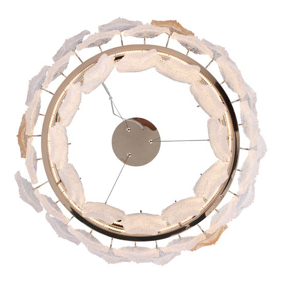 SL6135.213.01 Светильник подвесной ST-Luce золото/прозрачный, янтарный LED 1*42W 3000K LIGHTSOME