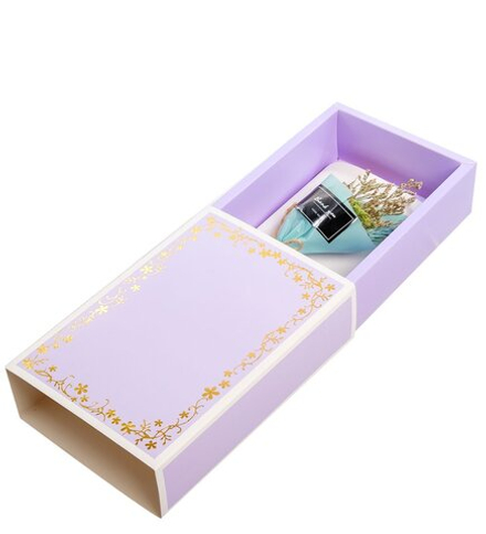 DF-93 Открытка с букетом из сухоцветов в подарочкой коробке «Для тебя» - Вариант A