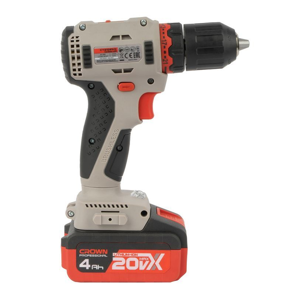 Шуруповерт Crown CT21091HX-4 BMC 20В 2х4 Ач