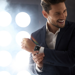 Чехол-бампер черный из TPU от Dux Ducis для часов Apple Watch 45мм на модели 7, 8 и 9 серии, серия Hamo Series Case