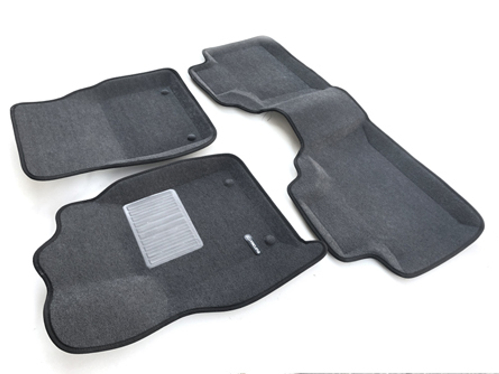 Коврики салона для JEEP Grand Cherokee (2010-) Euromat 3D Business серые. Арт. EMC3D-002760G