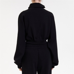 Лекало укороченная толстовка на молнии oversize