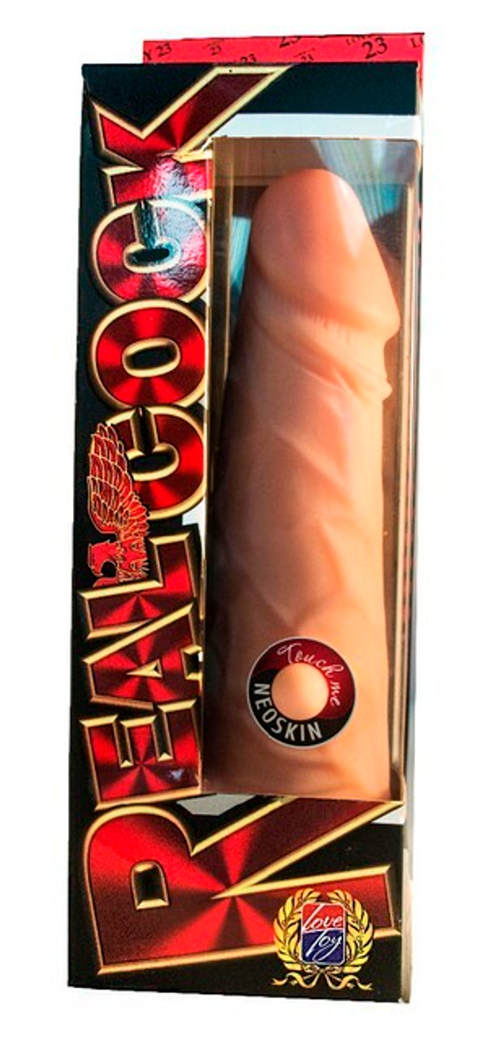 Фаллоимитатор реалистик киберскин-ГИГАНТ на присоске (Цвет: телесный)