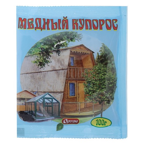 Медный купорос тм Ортон, 100г