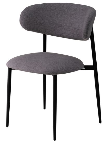 Стул Kirbi велюр серый