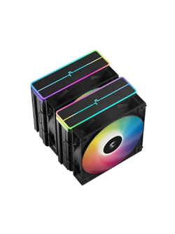 Cooler DeepCool AG620 Bk V2 ARGB Soc-AM5/AM4/1200/1700/1851 черный 4-pin 15-29