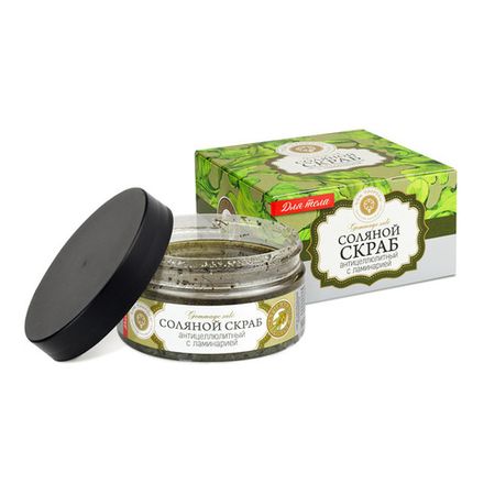 Соляной скраб "Антицеллюлитный с ламинарией"